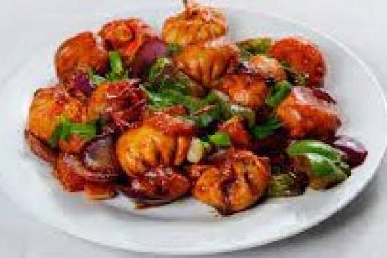 Chilly Veg Momo